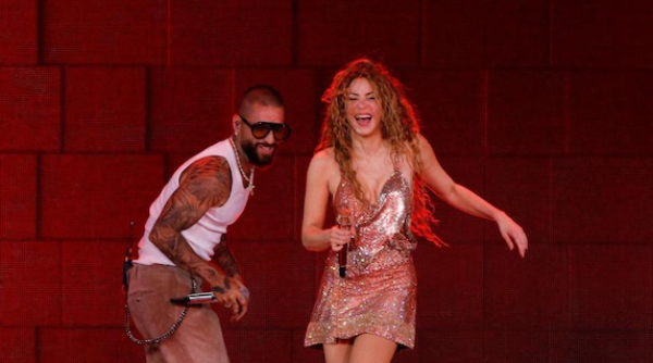 Maluma, la sorpresa de Shakira en su primera noche en Medellín