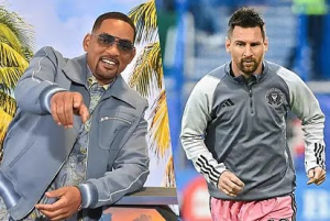 Leo Messi le regala a Will Smith una actuación