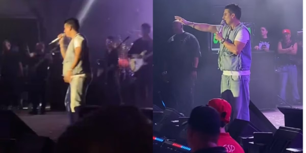 Pipe Bueno detiene un concierto para defender a una mujer