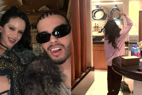 ‘Ole, ole’: Rauw Alejandro imita a Rosalía en un TikTok que ya es viral | Video
