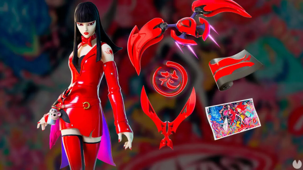 Fortnite presenta a Corazón Cruzado, personaje diseñado en colaboración con Yoshitaka Amano