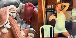 Carolina Gaitán se convirtió en madre