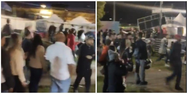 Denuncian desmanes a las afueras del concierto de Karol