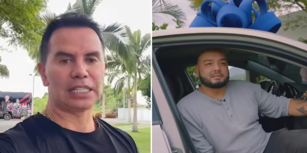 Jhonny Rivera le regaló una camioneta a empleado