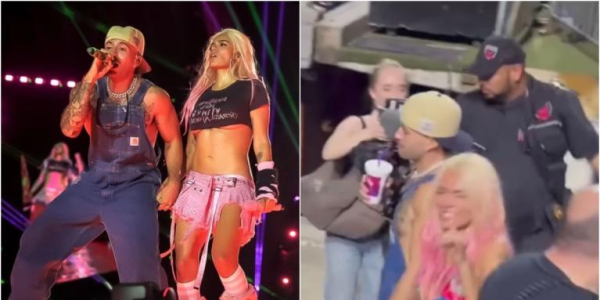 Karol G y Feid fueron captados de la mano saliendo del Atanasio