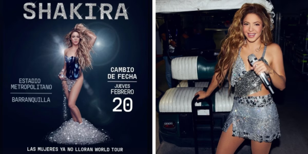 Shakira adelanta la fecha de su concierto en Barranquilla