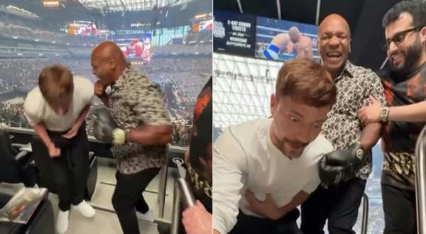 El golpe de Mike Tyson a MrBeast que se viralizó en las redes