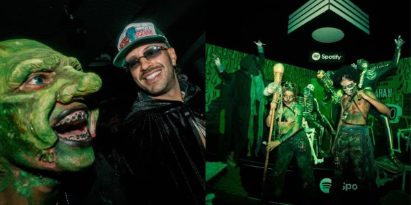 Feid se apoderó de la Casa Spotify Colombia