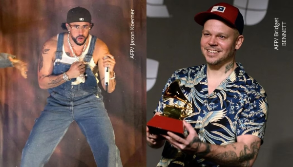 Bad Bunny disfruta en concierto de Residente como un fan