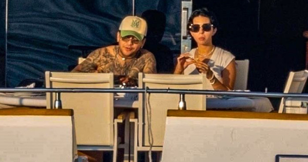 Ángela y Christian en su luna de miel