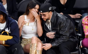 Kendall Jenner asistió a un show de Bad Bunny