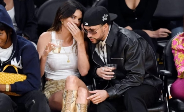 Kendall Jenner asistió a un show de Bad Bunny