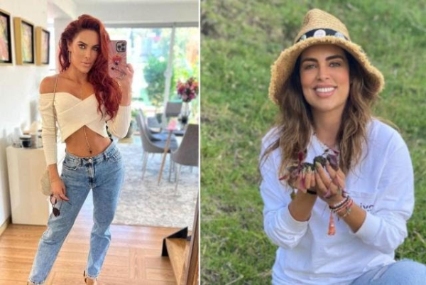 Sara Corrales terminó sin camiseta por accidente en pleno programa de televisión