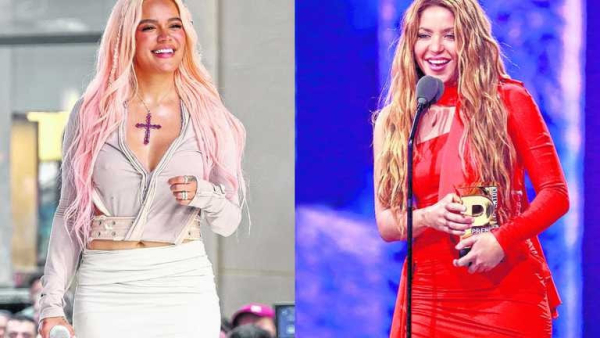 Shakira y Karol G dominan los premios MTV con nominaciones estelares