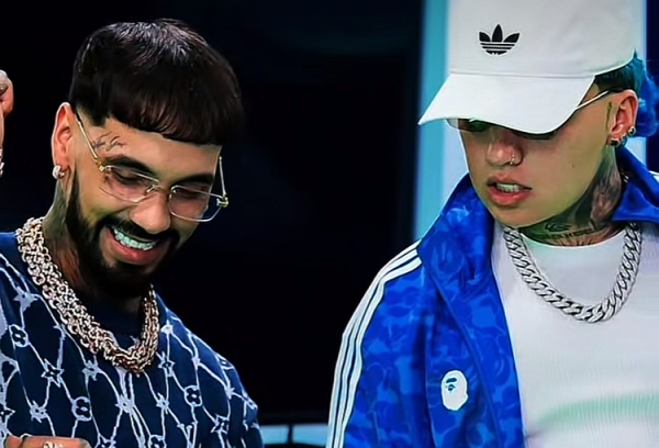 Blessd y Anuel fueron vistos juntos grabando
