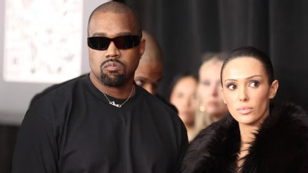 Kanye West y su esposa abandonaron ceremonia