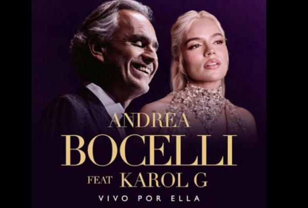 Karol G y Andrea Bocelli hicieron versión de ‘Vivo por ella’