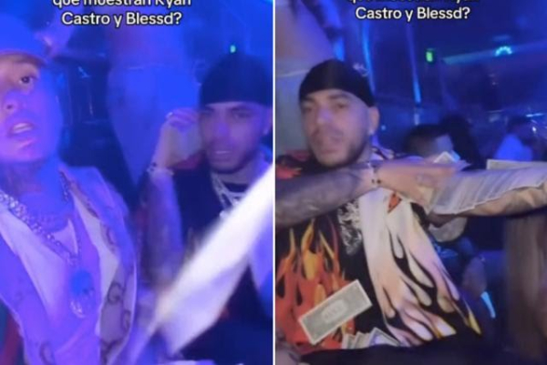 Blessd y Ryan Castro son criticados por lanzar dólares