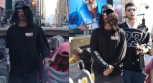 J Balvin se disfrazó de artista callejero en Nueva York