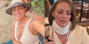 Alexandra Restrepo sufrió grave accidente