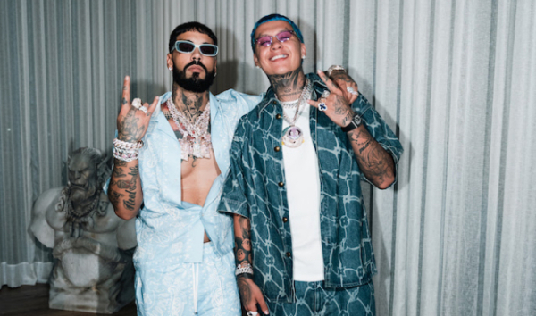 Blessd y Anuel juntos en Medellín