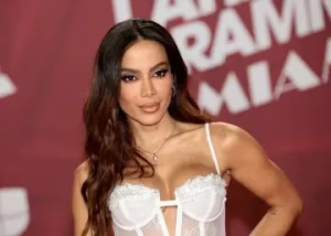Anitta le tiró el micrófono a un sonidista en pleno concierto