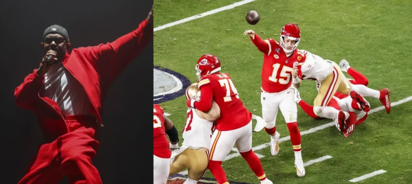 Kendrick Lamar en el 'Halftime show' del Super Bowl 2025